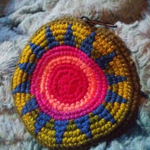 Hippie Coin Purse - 3&1/2in.